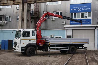Hyndai HD-170 с краном-манипулятором Amco Veba 817 2s