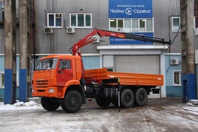 КАМАЗ-43118 с гидроманипулятором Amco Veba 115 3s