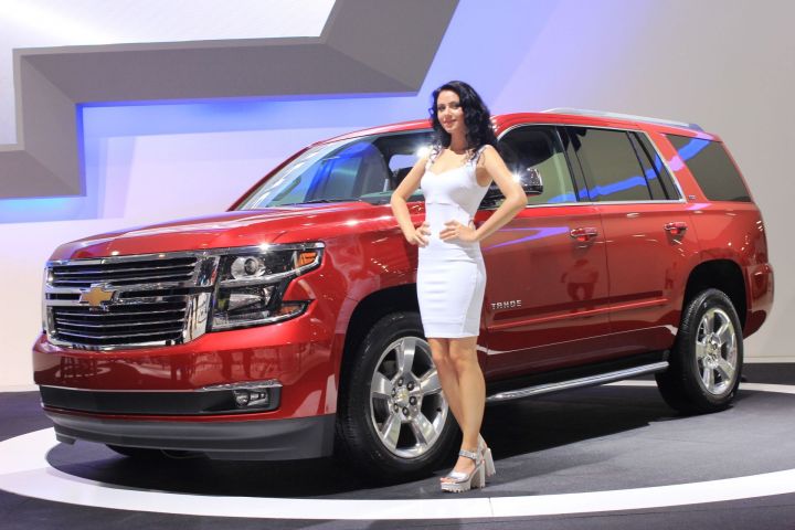 Новый Chevrolet Tahoe общий вид Новый Chevrolet Tahoe общий вид