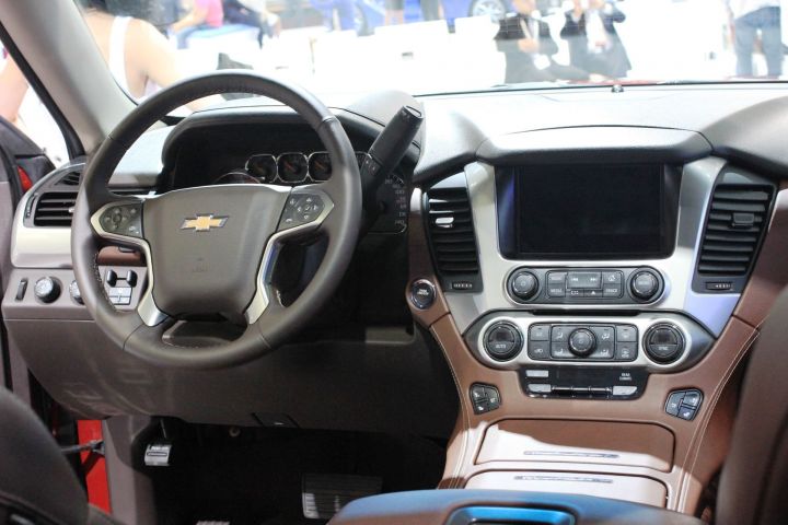 Новый Chevrolet Tahoe вид салона Новый Chevrolet Tahoe вид салона
