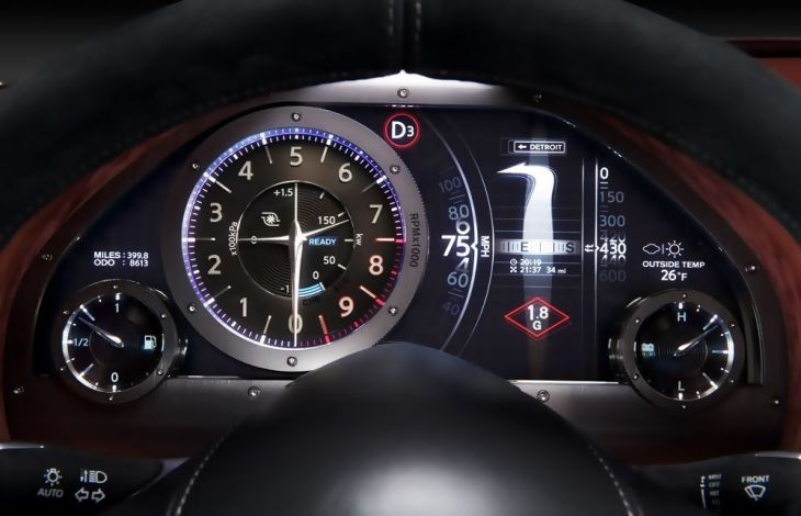 Infiniti Q80 приборная панель