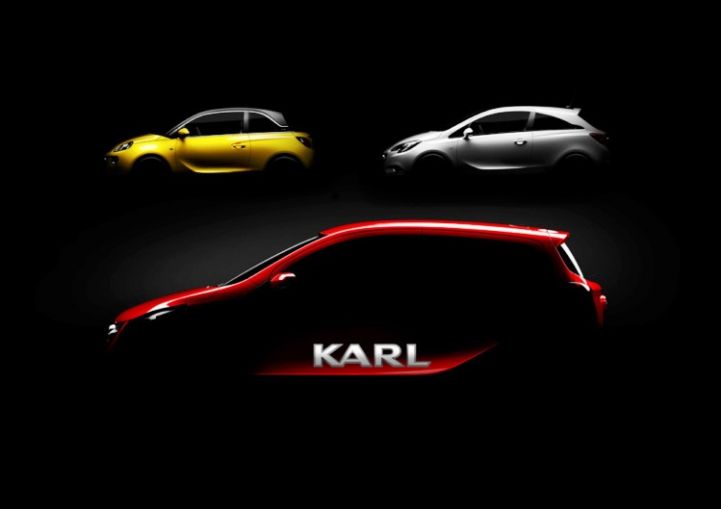 Тизер Opel Karl