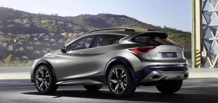 Компания Infiniti показала фото нового кроссовера QX30
