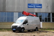 Автогидроподъемник Чайка-Socage 12VT на базе цельнометаллической ГАЗель NEXT