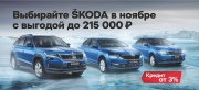 Спешите за SKODA к зиме - Гриффин-Авто предлагает выгодные условия