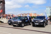 В День ВМФ «Морские дьяволы» захватили пляж Парка 300-летия на автомобилях «Атлант-М»